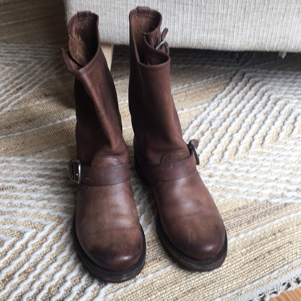 Frye Brown Leather Boots - Stone color- Out of stock! - Picture 9 of 9